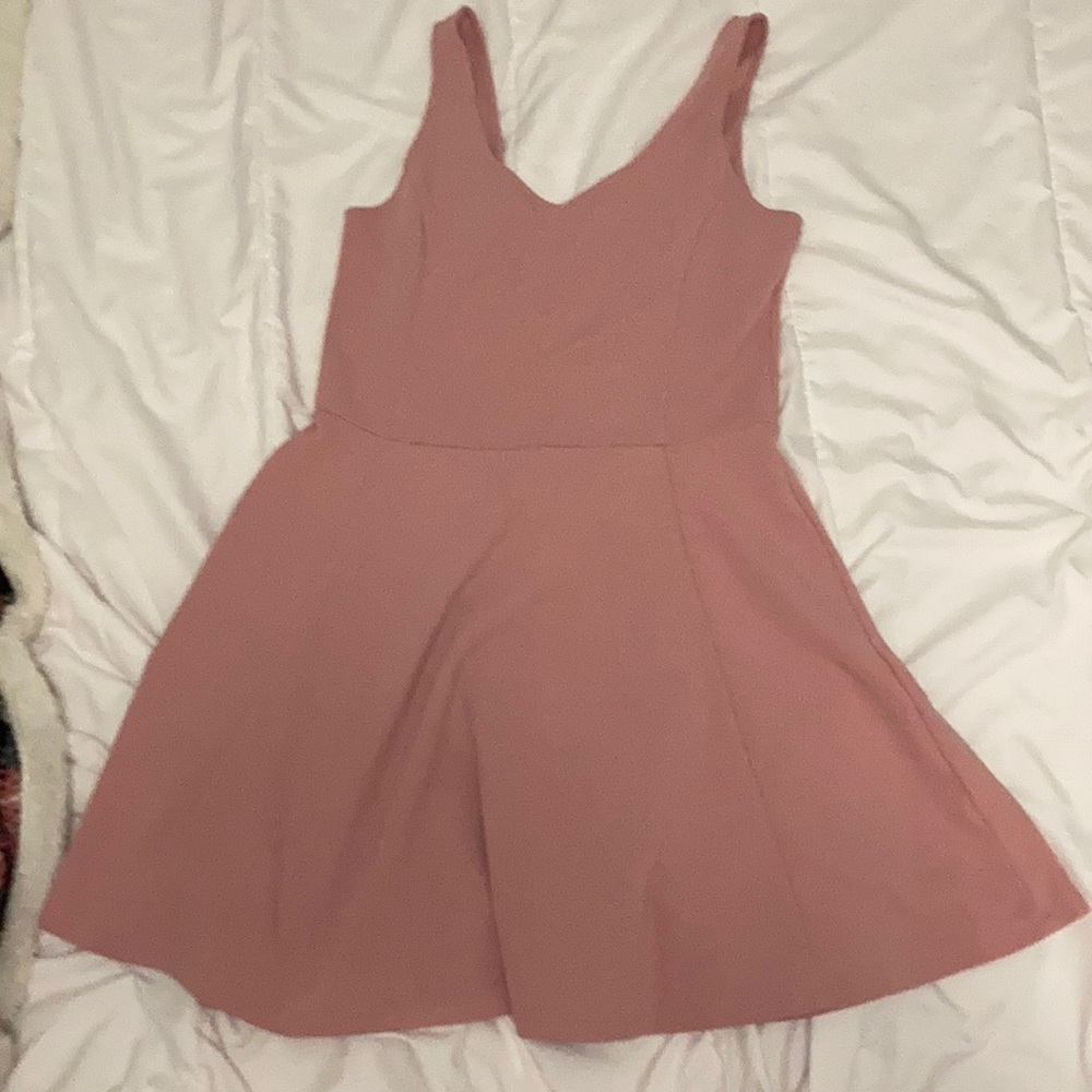 Baby pink Flowy Dress